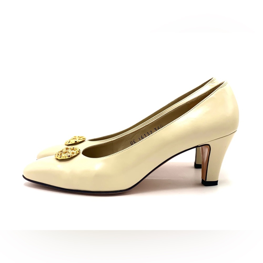 Salvatore Ferragamo - Vintage Leather Heels Size: 8.5